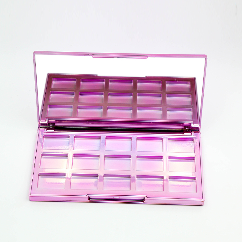 Private Label Plastic Eyeshadow Palette Replaceable Eyeshadow case Packaging Empty Eyeshadow Palette