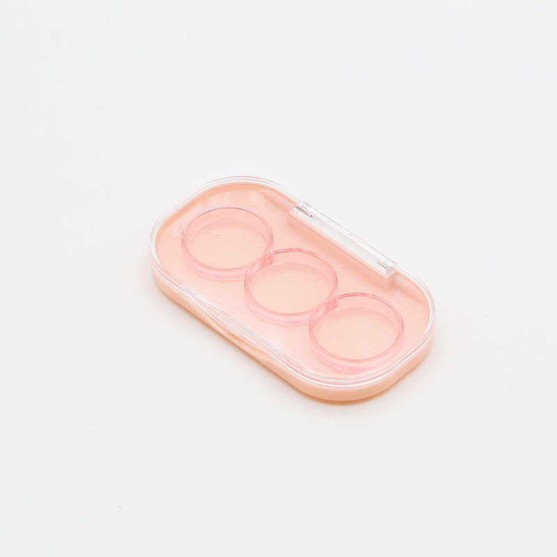 Customized 3 Color wholesale Eyeshadow Pans Empty Beauty Ps Eyeshadow Palette Empty Plastic High Quality