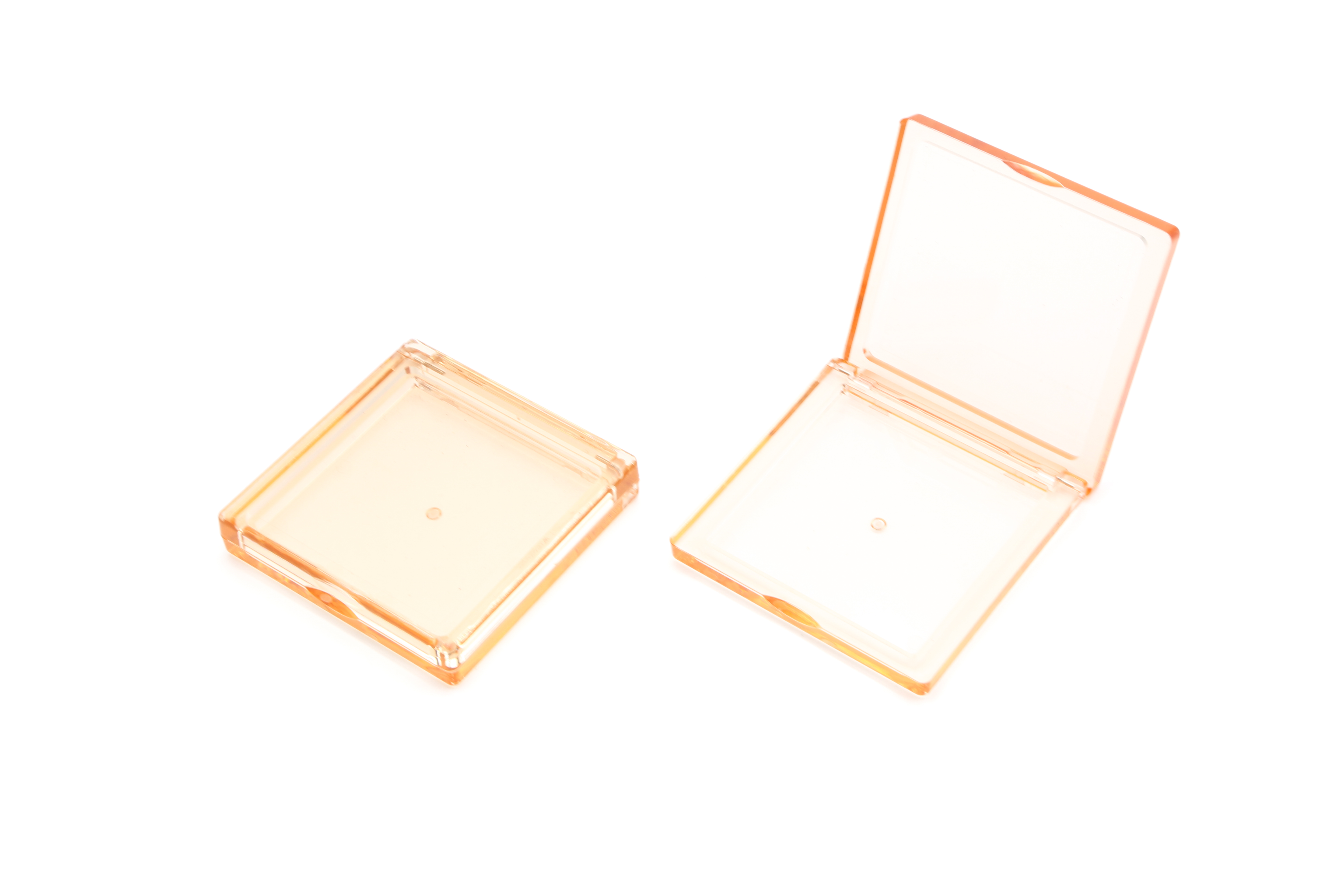 Custom Plastic Eyeshadow Palette Packaging 1 Color Cosmetic Empty Eyeshadow Makeup Powder Case