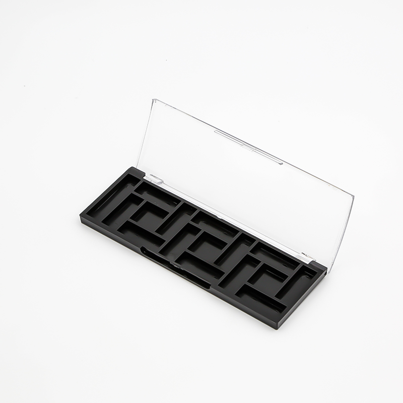  Blusher Palette Cosmetic Packaging 16 Colors Recycled Plastic Container Empty Eye Shadow case