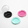 Eyeshadow Palette Custom Shape Packaging Single Eyeshadow Round Transparent Flip Cover Blush Highlight Eyeshadow Packaging