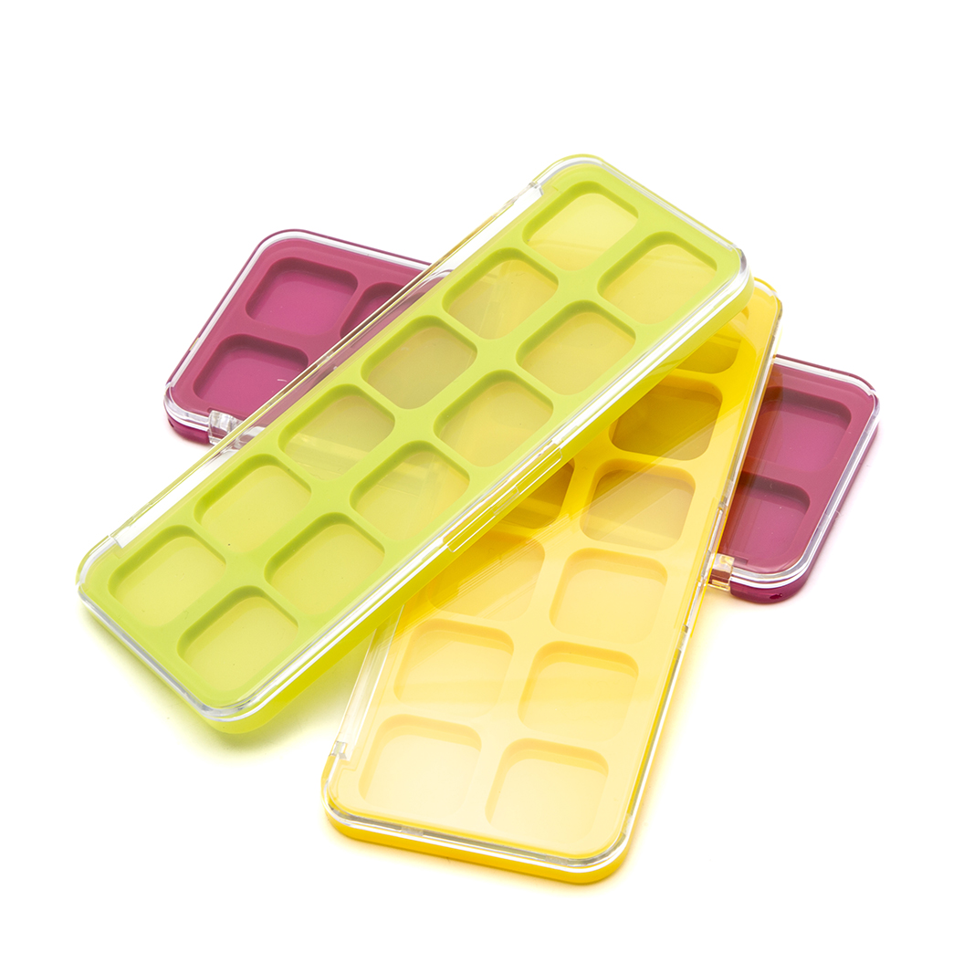 Attractive Price 6 colors Eyeshadow Palette Packaging Plastic Transparent Eyeshadow Palette Packaging Make Your Own Brand