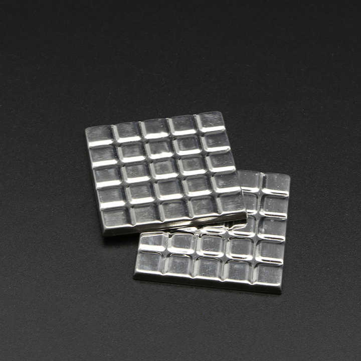 DIY 42 mm Circular Eye Shadow Iron Tin Packaging Pan High Quality Plating Iron Container Magnetic Iron Pan for Makeup Packaging