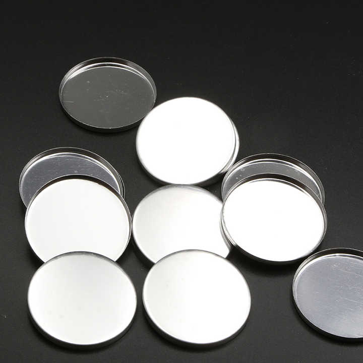 Diy 44 Mm Magnetic Tin Pans Round Iron Tin Makeup Packaging Pan Plating Iron Container Eyeshadow Tin Pans