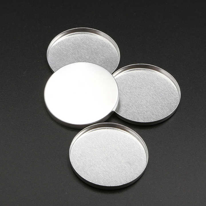 Custom Eyeshadow Godet Tin Pan Circle Eye Shadow Magnets Pans Empty 42mm