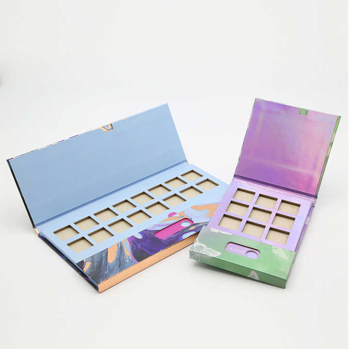 Top-ranked Products Eyeshadow Palette Oem 16 Colors Paper Eyeshadow Palette Custom Packaging Empty Cardboard Eyeshadow Palette