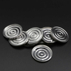 Circular Eye Shadow Iron Tin Packaging Pan High Quality Plating Iron Container Magnetic Iron Pan for Makeup Packaging
