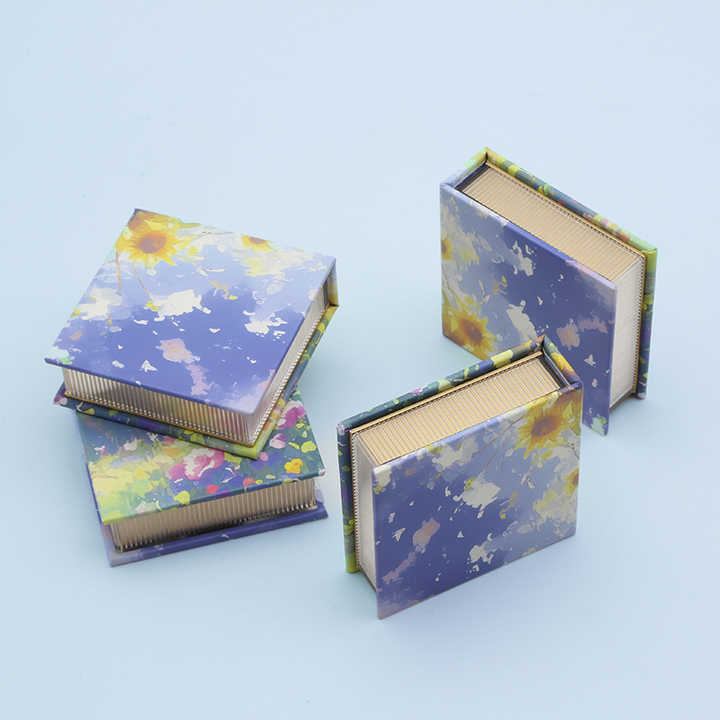 1 Grid Empty Plastic Cosmetic Packing Box Multicolor Eyeshadow Packaging Box Printing Logo Cardboard Paperboard