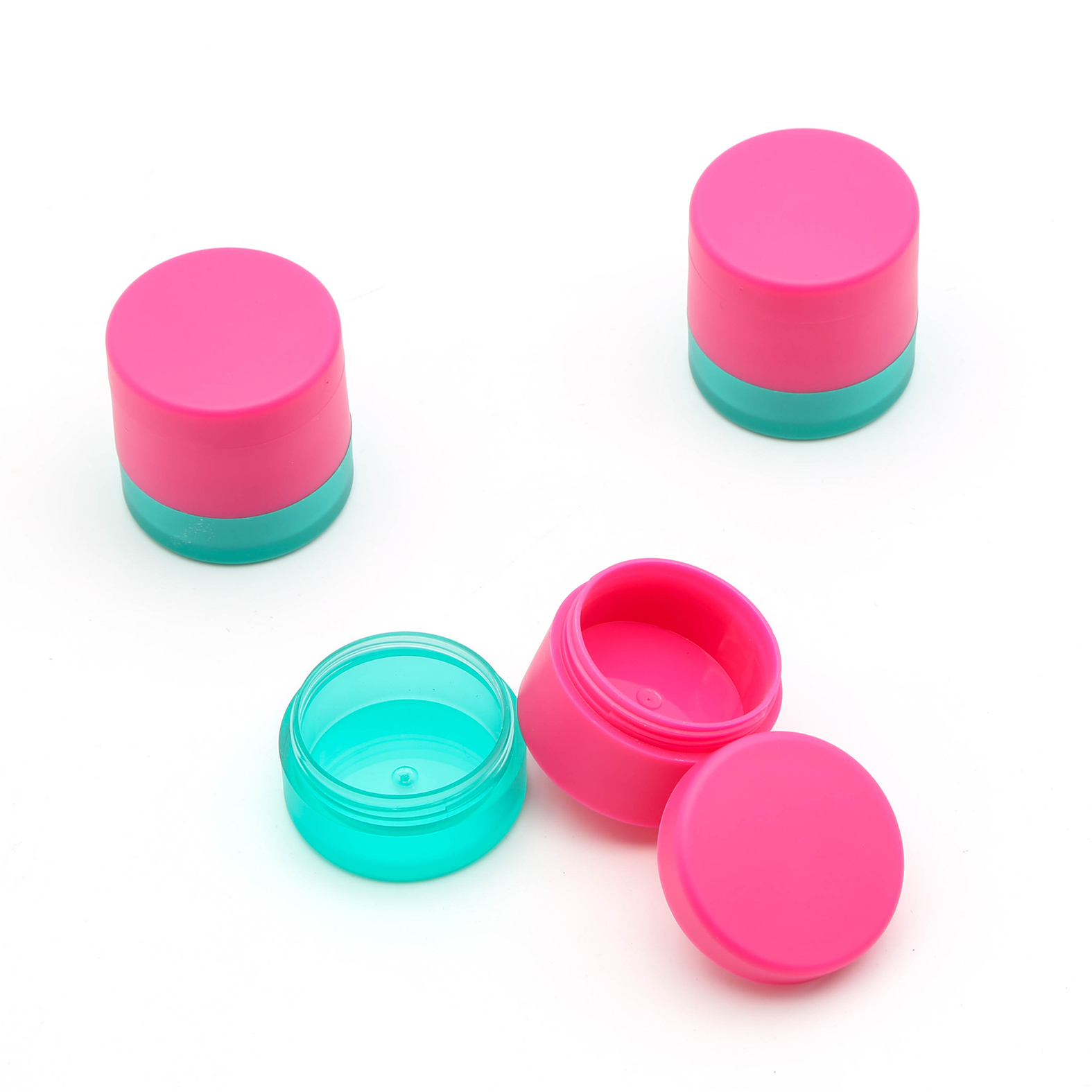 Single-Hole Easy to Operate Plastic Pigment Powder Palette Nails Versatile Use Powder for Chrome Nails Palette