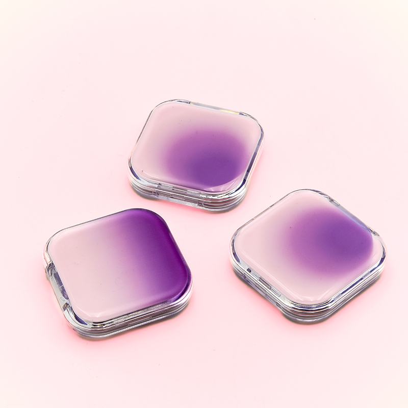 High Quality Eyeshadow Makeup Private Label Logo Custom Transparent Square Custom Logo Oem 4 Color Make up EyeShadow Palette