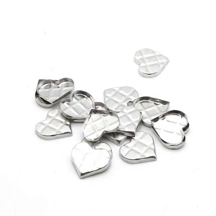 Factory New Design Magnetic Eyeshadow Iron Pans Makeup Tin Pans Custom Shape Cosmetic Packaging Metal Tin Pans