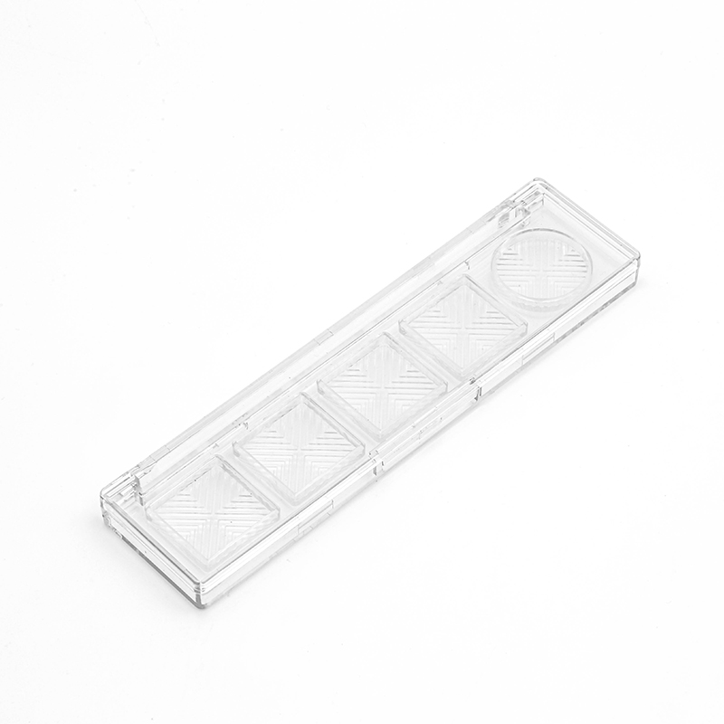 Wholesale Cosmetics Packaging Custom Logo Plastic Eye Shadow Palette Empty 5 Colors Empty Eyeshadow Case