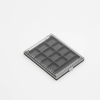9 Colors for Eyeshadow Palette Empty Makeup Blush Container square Plastic Eyeshadow Palette case in Powder