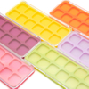Attractive Price 6 colors Eyeshadow Palette Packaging Plastic Transparent Eyeshadow Palette Packaging Make Your Own Brand