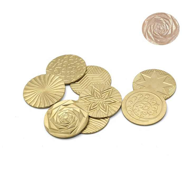 Custom Superior Quality Eye Shadow Pressing Tool Copper Cosmetic Powder Pressing Plate for Eyeshadow Molding Tool