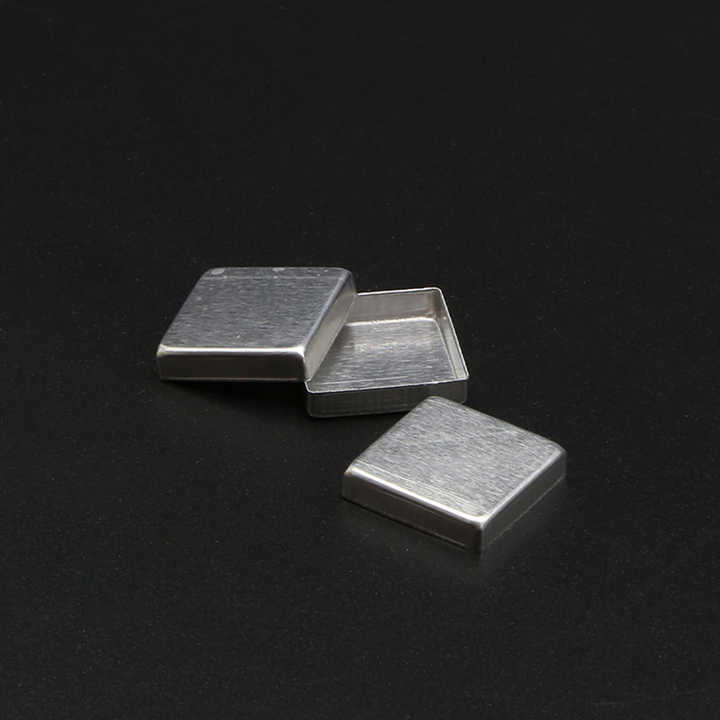 Custom Shape Square 17.4*17.4mm Magnetic Eyeshadow Tin Pans Iron/aluminum Pans Diy Empty Eyeshadow Pans