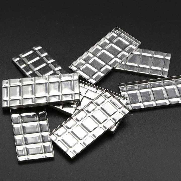 Custom Logo Eyeshadow Godet Tin Pan Square Eye Shadow Pans Empty Eyeshadow Case