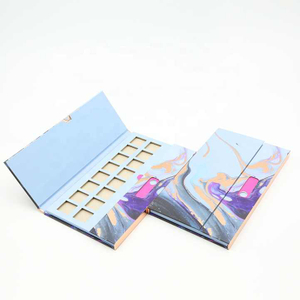 Top-ranked Products Eyeshadow Palette Oem 16 Colors Paper Eyeshadow Palette Custom Packaging Empty Cardboard Eyeshadow Palette