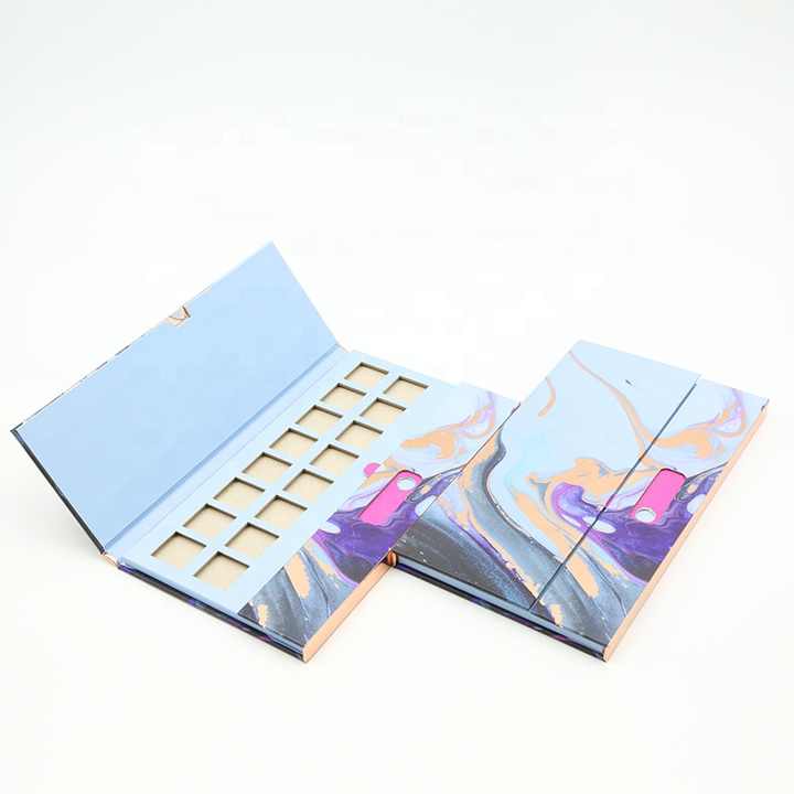 Top-ranked Products Eyeshadow Palette Oem 16 Colors Paper Eyeshadow Palette Custom Packaging Empty Cardboard Eyeshadow Palette