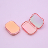 Custom High Quality 1 Color Square Clear Transparent Eyeshadow Palette High Pigmented Glitter Multichrome Eyeshadow Palette