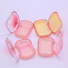 Custom Shape Eyeshadow Palette Flip Cover Buckle Clear Eyeshadow Packaging Cosmetic Cute Eyeshadow Palette Blush Box