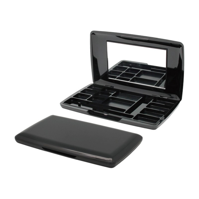 14 Grids Empty Eyeshadow Plastic Clear Pallet Eyeshadow Storage Case Box Cosmetic Foundation Blush Container