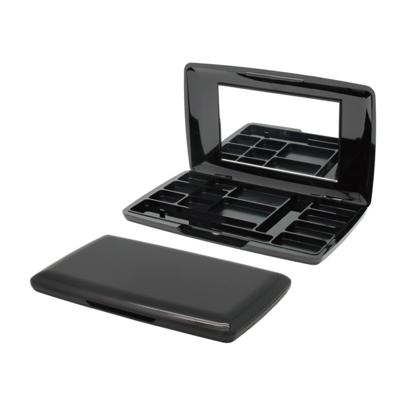 14 Grids Empty Eyeshadow Plastic Clear Pallet Eyeshadow Storage Case Box Cosmetic Foundation Blush Container