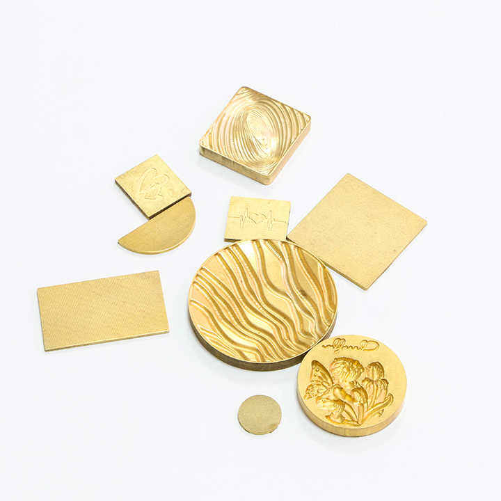 Quality Protection Custom Logo on Powder Round Square Eyeshadow Press Plate Engraving Molding