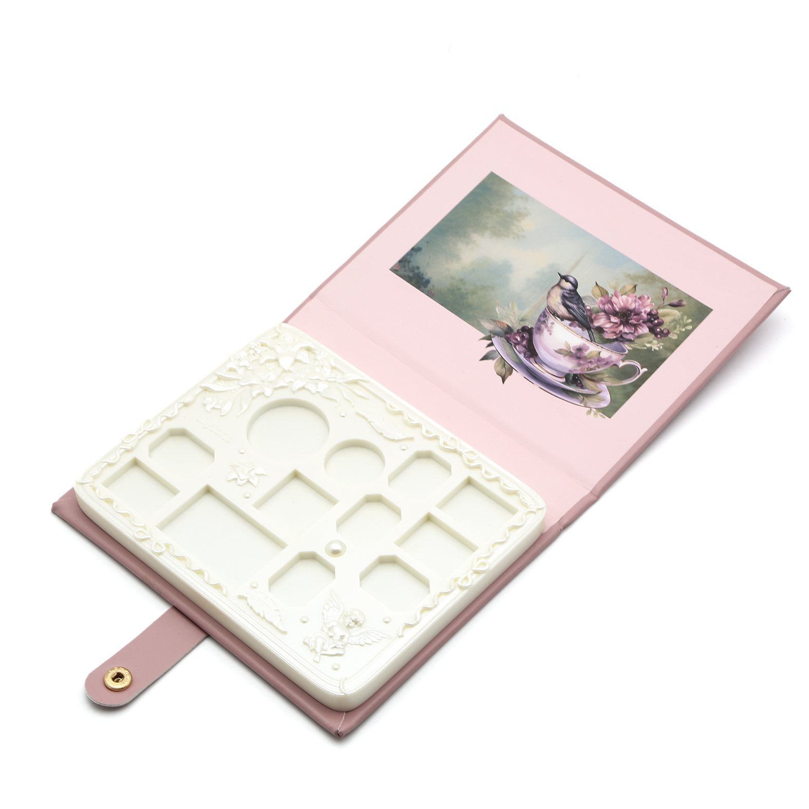 12 color Wholesale High Quality Eyeshadow Cosmetics Plastic Palettes New Design Custom Your Own Brand