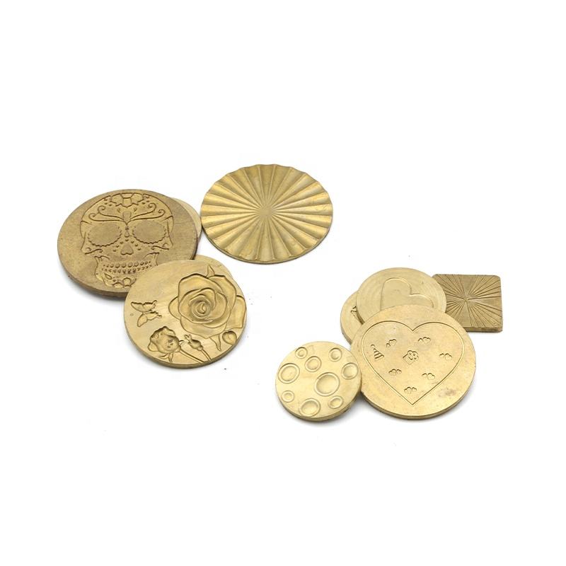 Custom Superior Quality Eye Shadow Pressing Tool Copper Cosmetic Powder Pressing Plate for Eyeshadow Molding Tool