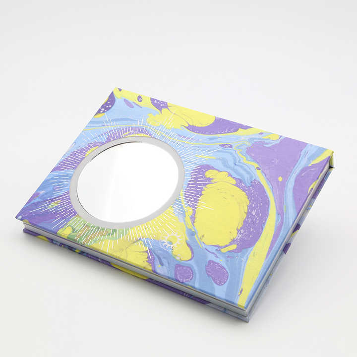 Custom 35 Colors Paper Box Eyeshadow Palette for Blush Empty Eyeshadow Palette Cardboard Paperboard With Mirror