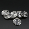 Circular Eye Shadow Iron Tin Packaging Pan High Quality Plating Iron Container Magnetic Iron Pan for Makeup Packaging