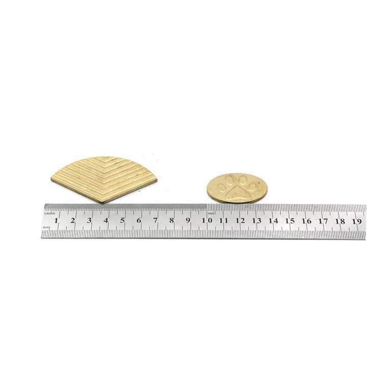 Factory Direct Sales Rectangle Pressed Powder Tools Copper Versatile Design Cosmetic Molding Tool