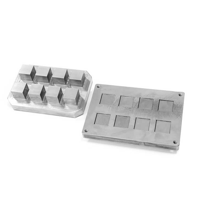 Powder Press Mold square Eyeshadow Pressing Tool 8-hole Eyeshadow Press Mold
