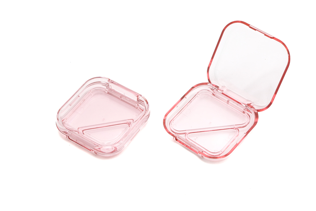 Custom Shape Packaging Single Eyeshadow Palette Flip Boxes Versatile Dipping Nail Powder Set Box