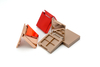 4 Colors Square Internal Customizable Eyeshadow Palette Lipstick Blush Sample Private Label High Quality Unique Eyeshadow Palette
