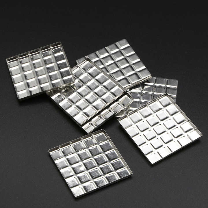 DIY 42 mm Circular Eye Shadow Iron Tin Packaging Pan High Quality Plating Iron Container Magnetic Iron Pan for Makeup Packaging