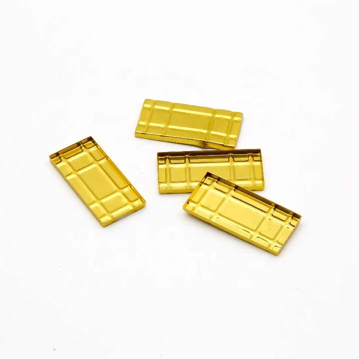 New Model square Makeup Aluminum Pan Replaceable Diy Magnetic Tin Antioxidant Metal Pans for Makeup