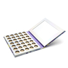 Custom 35 Colors Paper Box Eyeshadow Palette for Blush Empty Eyeshadow Palette Cardboard Paperboard With Mirror