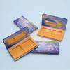 2 Colors Eyeshadow Tray Empty Magnetic Make up Box Custom Design Your Own Brand Packaging Boxes Cardboard Paperboard