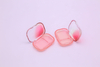 Custom Shape Eyeshadow Palette Flip Cover Buckle Clear Eyeshadow Packaging Cosmetic Cute Eyeshadow Palette Blush Box