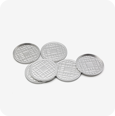 Empty makeup Tin pans