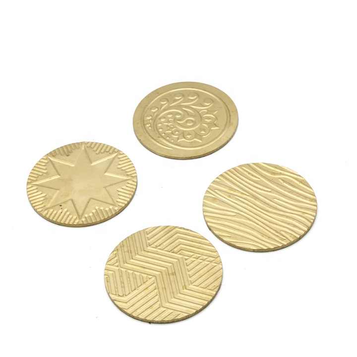 Modeling Customization Copper Sheet Eye Shadow Pressing Cosmetic Molding Tool Custom Logo Eye Shadow Press Tool