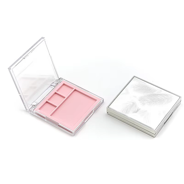 Classic 7 Colors Makeup Plastic Empty Eyeshadow Palette Customized Brand Logo Wholesale