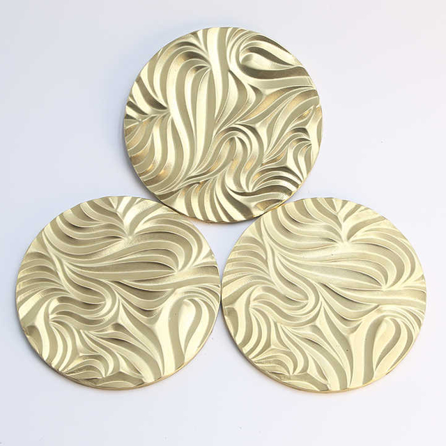 Customizable Shape Metal Press Powder Mould Engraving Molding Eyeshadow Press Plate Logo on Powder
