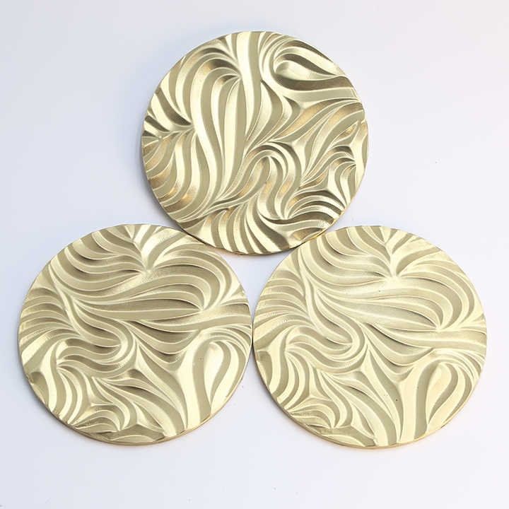 Customizable Shape Metal Press Powder Mould Engraving Molding Eyeshadow Press Plate Logo on Powder