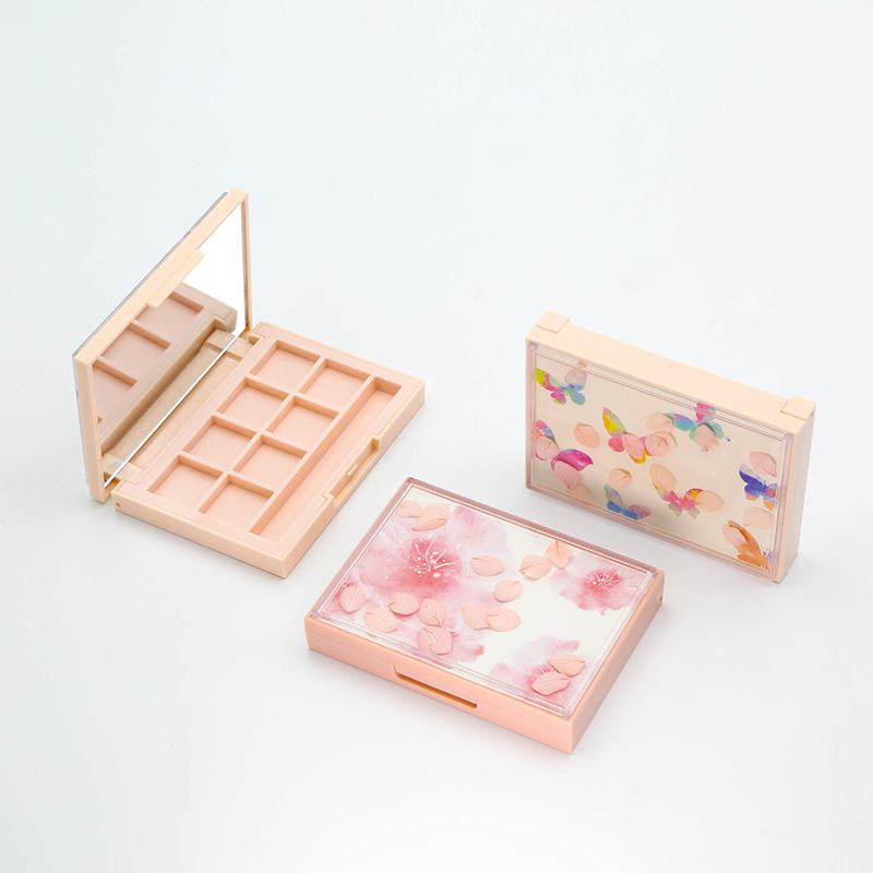 Professional Manufacturing Eyeshadow Packaging Plastic Box and Metal Material Can Be Customized Eyeshadow Packaging