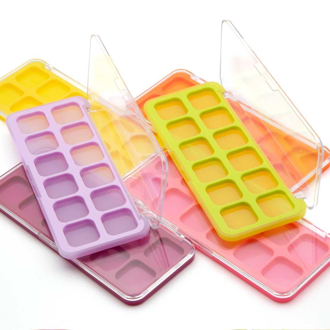 Attractive Price 6 colors Eyeshadow Palette Packaging Plastic Transparent Eyeshadow Palette Packaging Make Your Own Brand