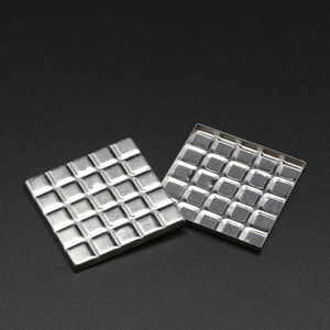 DIY 42 mm Circular Eye Shadow Iron Tin Packaging Pan High Quality Plating Iron Container Magnetic Iron Pan for Makeup Packaging