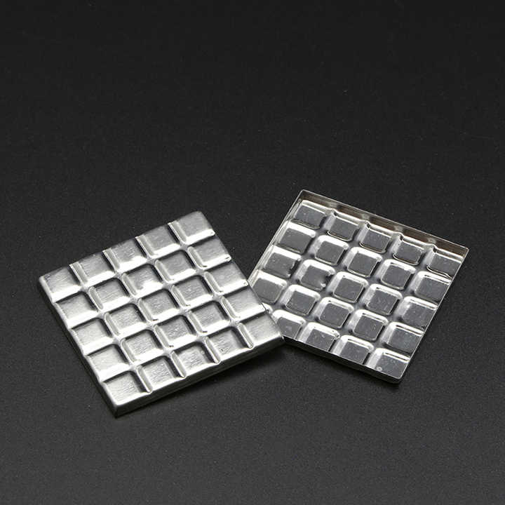 DIY 42 mm Circular Eye Shadow Iron Tin Packaging Pan High Quality Plating Iron Container Magnetic Iron Pan for Makeup Packaging